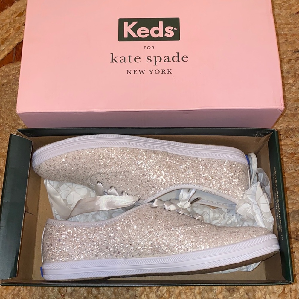 kate spade new york glitter shoes